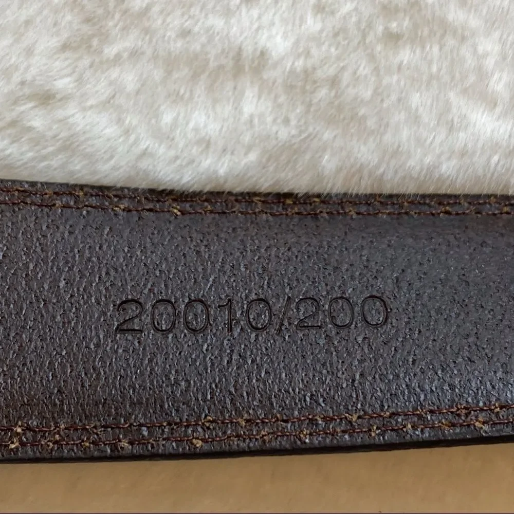 Realtree Brown Leather Belt Size 36